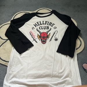 Stranger Things baseball tee